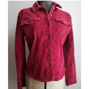 Vintage A.M.I. Fitted Stretch Corduroy Jacket